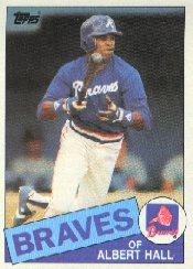 1985 Topps Baseball Cards      676     Albert Hall